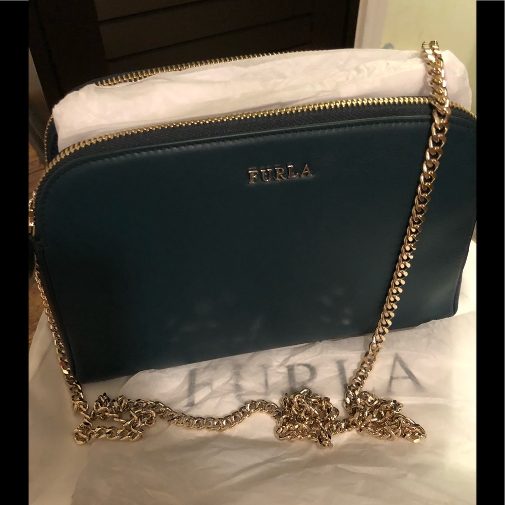 FURLA Leather Crossbody chain bag